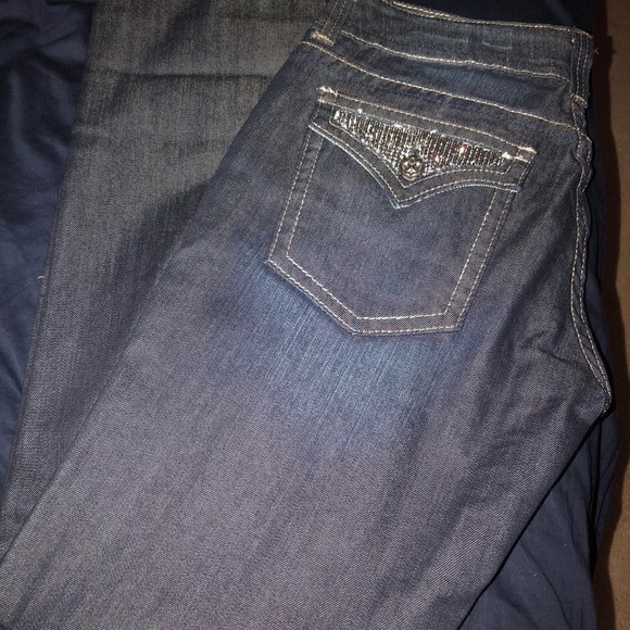 Miss Me skinny Jeans With Bling 31x31 - Picture 3 of 13